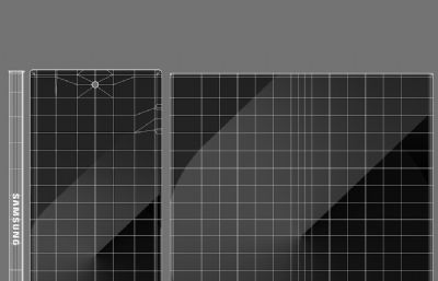 三星galaxy Z Fold 7手机C4D模型