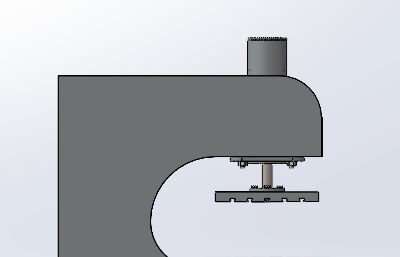 C型液压机模型
