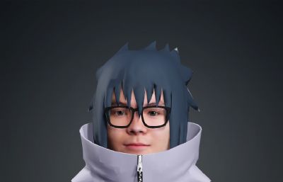 宇智波佐助模型 有绑定