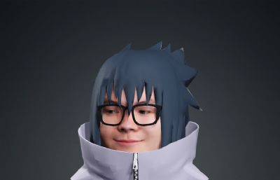 宇智波佐助模型 有绑定