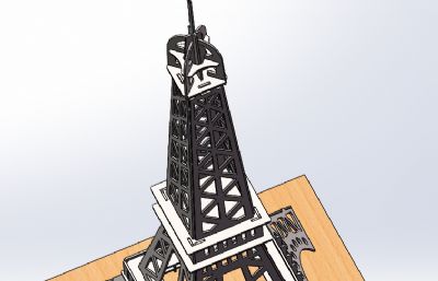 埃菲尔铁塔模型