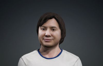 长发男人 精神小伙跳舞动画 有绑定
