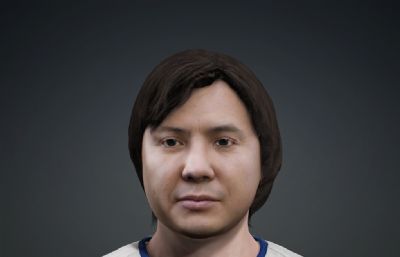 长发男人 精神小伙跳舞动画 有绑定