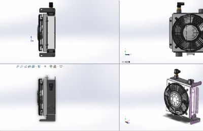随车吊液压系统冷却器