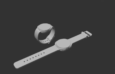 三星Galaxy watch 8手表C4D模型