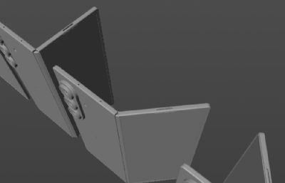 三星Galaxy z fold7 多角度可调节高精度C4D模型