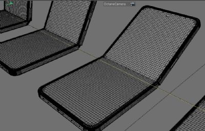 三星 Galaxy z flip7 多角度可调节手机C4D模型