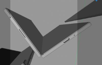 三星Galaxy z fold7 多角度可调节高精度C4D模型