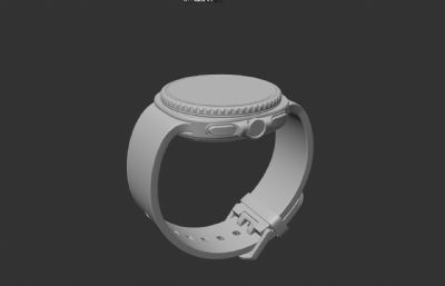 三星Galaxy Watch 8 Classic手表C4D模型
