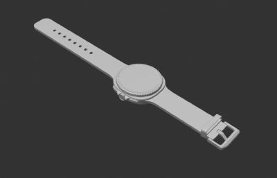 三星Galaxy Watch 8 Classic手表C4D模型