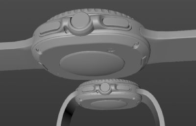 三星Galaxy Watch 8 Classic手表C4D模型