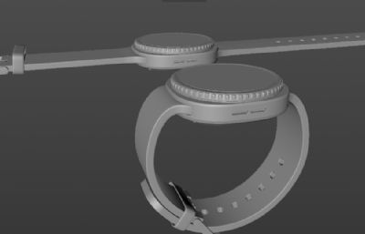 三星Galaxy Watch 8 Classic手表C4D模型