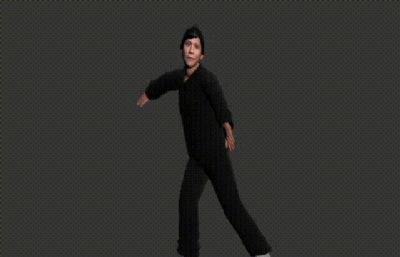 二人转演员跳街舞