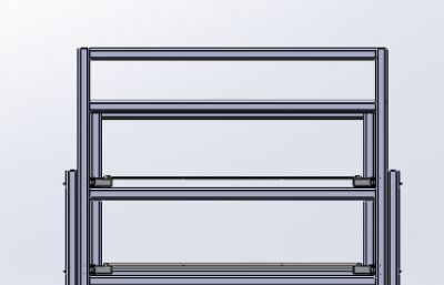 烤箱框架step模型
