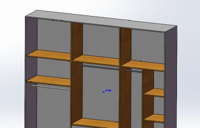 家具衣柜餐边柜模型