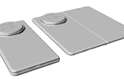 荣耀Magic V5手机外观3D模型