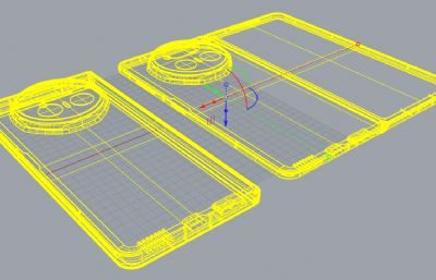 荣耀Magic V5手机外观3D模型