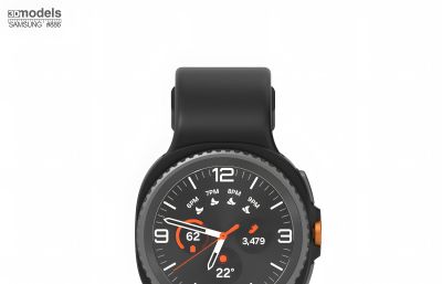 三星Galaxy Watch 8 Classic手表渲染模型