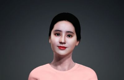 写实美女 神仙姐姐 有绑定有贴图