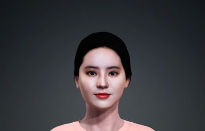 写实美女 神仙姐姐 有绑定有贴图
