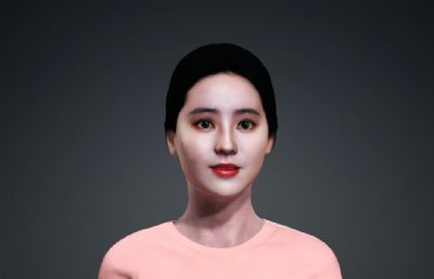 写实美女 神仙姐姐 有绑定有贴图