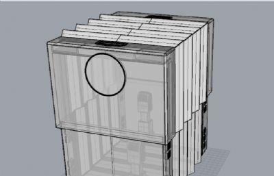 折叠烘鞋器-家用小电器-建模渲染