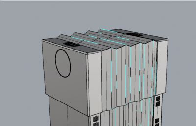 折叠烘鞋器-家用小电器-建模渲染