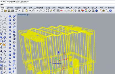折叠烘鞋器-家用小电器-建模渲染