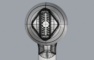 无线吹风机-建模渲染