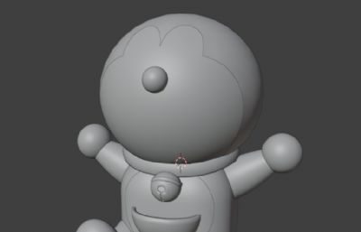 哆啦A梦造型blender模型