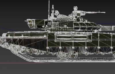 解放军96系列 T72B3M主战坦克塌陷模型