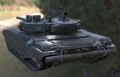 解放军96系列 T72B3M主战坦克塌陷模型