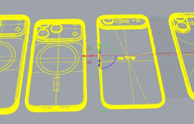iPhone 17手机系列组合模型