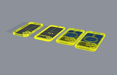 iPhone 17手机系列组合模型