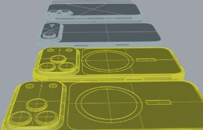 iPhone 17手机系列组合模型