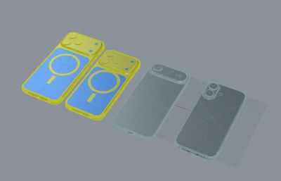 iPhone 17手机系列组合模型