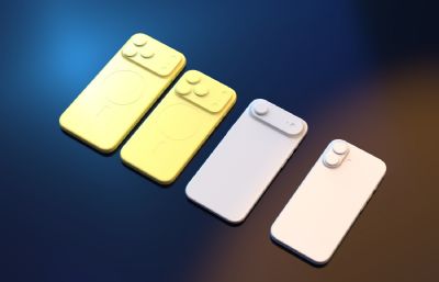 iPhone 17手机系列组合模型
