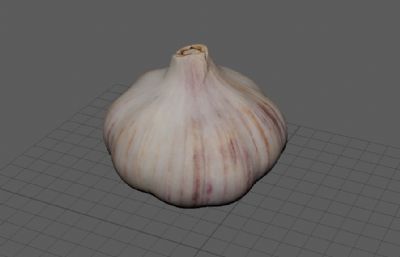 大蒜 蒜头 FBX模型