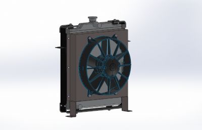 电机散热器总成