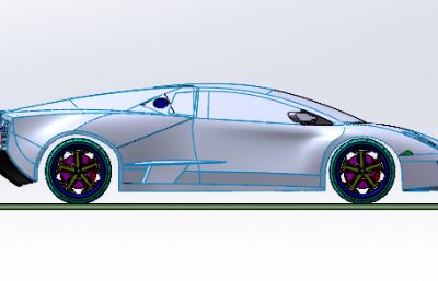 兰博基尼跑车模型