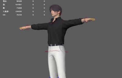 二次元卡通男人帅哥 韩国欧巴