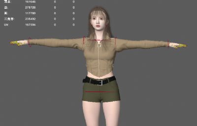 时尚服装女青年 女模特 漂亮小姐姐