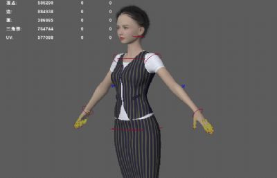 空姐 女职员职业套装 美女服务员