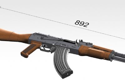 AK47自动步枪 卡拉什尼科夫苏联造冲锋枪