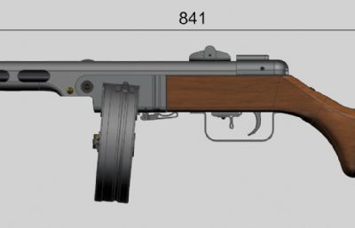 PPSh41 Submachine Gun波波沙冲锋枪