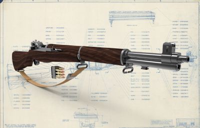 M1式加兰德Garand Rifle半自动步枪