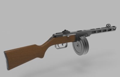 PPSh41 Submachine Gun波波沙冲锋枪