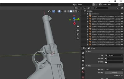 鲁格P08手枪 二战德军军官用LUGER