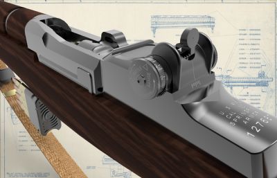M1式加兰德Garand Rifle半自动步枪