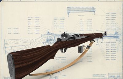 M1式加兰德Garand Rifle半自动步枪